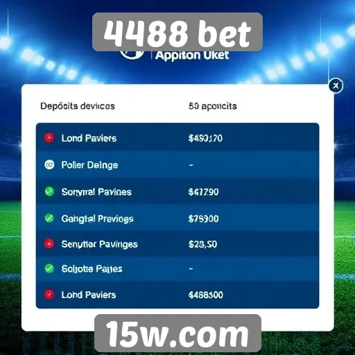 Métodos de depósito e saque na 4488 bet